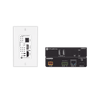 OMEGA 4K/UHD Placa de pared HDBaseT TX/RX para HDMI con USB