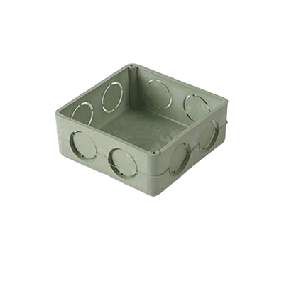 Caja Cuadrada de 1/2 para Instalaciones de PVC Conduit Pesado.