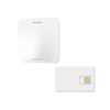 (AX HOME) KIT de Alarma AX HOME / Incluye: 1 Hub con batería de respaldo / 1 año de Servicio de Datos 600MB / Wi-Fi / 3G/4G / Compatible con Hik-Connect P2P