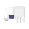 (AX PRO) KIT de Alarma AX PRO / Incluye: 1 Hub con bateria de respaldo / 1 Sensores PIR / 2 Contactos Magnéticos / 1 Control Remoto / 1 Sirena Inalambrica Exterior / WiFi / Compatible con Hik-Connect P2P