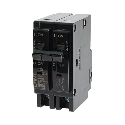 MCB - Interruptor Termomagnético Enchufable, Serie: B2Q, 2P, 50A, 240V (SKU:1002285)