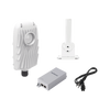 Kit de radios B5X, rango de frecuencia extendida (4.9 a 6.4 GHz), incluye inyector POE50V, cable de alimentación y montaje universal para tubo o poste o mástil