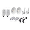 Kit de 2 radios B5X con kit de antenas (20dBi), rango de frecuencia extendida (4.9 a 6.4 GHz), incluye inyector POE, cable de alimentación y 2 FLEXIMOUNT-XL para alineación, distancia de hasta 8 km