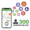 Licencia para realizar checadas de asistencia desde Smartphone (APP) con envío de fotografía y ubicación por GPS / Compatible con BIOTIMEPRO / Licencia para 300 usuario