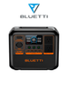 BLUETTI AC70P - Estación de energía portátil / 1000 W - 864 Wh / Tecnología LiFePo4 / 3000 ciclos / modo Power Lifting