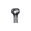 Cincho de Nylon 6.6 Dome-Top®, Con Lengüeta de Bloqueo de Acero Inoxidable, 620 mm largo x 7mm ancho, Color Negro, Exterior Resistente a Rayos UV, Paquete de 100pz