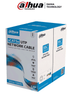 DAHUA DH-PFM920I-5EUN - Bobina de cable UTP blanco, 100% cobre, categoría 5e, 305 metros. Ideal para video y redes, cumple con CPR Eca y es compatible con alimentación PoE para un rendimiento óptimo.