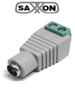 SAXXON PSUBR13H - Bolsa de 10 Conectores Hembra para Fuentes de Alimentación/ Terminales Tipo Tornillo Positivo y Negativo/ Resistente a la Oxidación/