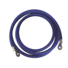 Cable para Baterías, 2.2 m Azul Calibre 2 AWG con Terminales de Ojo en Ambos Extremos