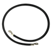 Cable para Baterías, 1 m, Negro, Calibre 2 AWG con Terminales de Ojo en Ambos Extremos