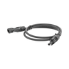 Cable Fotovoltaico 1 m, Negro, Calibre 10 AWG con Terminales MC4 en Ambos Extremos