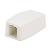 Caja de Montaje en Superficie, Para 1 Módulo Mini-Com, Color Blanco Mate