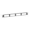 Patch Panel de Fibra Óptica, Para 4 Placas Acopladoras FAP o FMP, Color Negro, 1UR