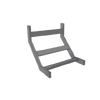 (CHCVIT1X12EPK) CURVA VERTICAL INTERIOR TUBULAR 1.5 DE PERALTE X 12 ANCHO PINT EPOx COLOR NEGRO, INCLUYE COPLes y tornilleria