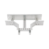 Derivación T Horizontal de Aluminio Perfil Z / Peralte 3 1/4 / Ancho 9/ Radio 8 / Incluye Tornillería (CHTHEZ314R8X9AK)