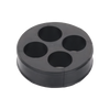 Inserto de Caucho de 4 Con Cuatro Orificios para Cable de 7/8 in