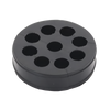 Inserto de Caucho de 4 Con Nueve Orificios para Cable de 1/2 in