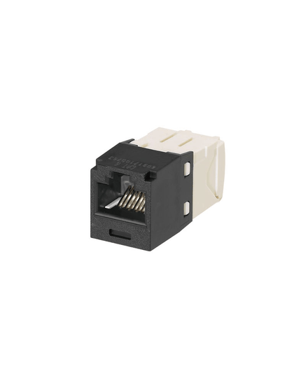 PANDUIT CJ688TGBL - Módulo jack con terminación estilo TG Mini-Com / UTP RJ45 Categoría 6 / Negro