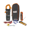 Kit de Prueba Eléctrica HVAC para Aire Acondicionado, Calefacción, Minisplits, etc. Medición de Voltaje CA/CC, Resistencia, Frecuencia, Capacitancia, Diodos, Temperatura, Ciclo, Micro Amperios CC.