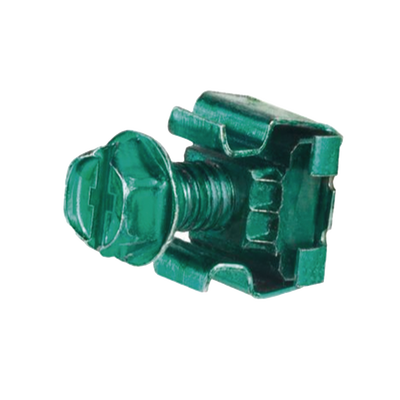 KIT 4 Tuercas Enjauladas No. 12-24, 4 Tornillos Rosca 1/2 Verde.