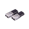 Bolsa con 25 conectores / Enchufables / Para 2 cables / compatibles en calibre 22 al 18 AWG