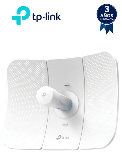 TP-LINK CPE605 - CPE para exteriores de 5 GHz, 150 Mbps, 23 dBi, Hasta 150 Mbps con velocidades de datos inalámbricas de 5 GHz, Tecnología Pharos MAXtream TDMA, Pharos Control para administración centralizada. MCI2