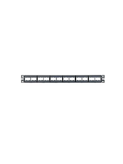 PANDUIT CPP24WBLY Panel de Parcheo Mini-Com, 24 Puertos, 1 UR vacío sin conectores Sin Blindaje