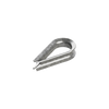 Cuello/ Guardacabo/ Rozadera para Cable de 1/4 de Acero Galv. por Inmersión.