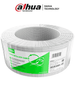 DAHUA PFM922I-5EUN-C-100 - Bobina de 100 metros de cable UTP Cat 5e, fabricado con conductores de aluminio revestidos de cobre CCA, en color blanco. Ideal para uso en interiores, con cubierta FR-PVC retardante de flama