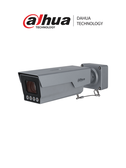 DAHUA ITC431-RW1F-IRL8 - Cámara IP LPR 4 MP/ Monitoreo inteligente del tráfico/detección de vehículos tipo, color, marca/ Iluminación 23 m–30 m/ Lente motorizado 10 mm–50 mm/ Captura hasta 180km/ IP67/ PoE/ IK10/ LoNuevo