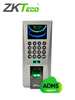 ZKTECO F18MF - Control de Acceso y Asistencia / 3000 Huellas / 5000 Tarjetas Frecuencia 13.56 Mhz / 30000 Registros / Tarjetas MF / TCPIP / USB / Compatible con Software Gratuito ZK Access 3.5
