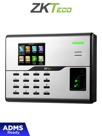 ZKTECO UA860ID - Control de Asistencia y Acceso Básico con Huella Digital BioID 3000, Tarjeta ID 125 kHz 3000, Registro de 50,000 Eventos, Conectividad TCP/IP y WiFi CM1