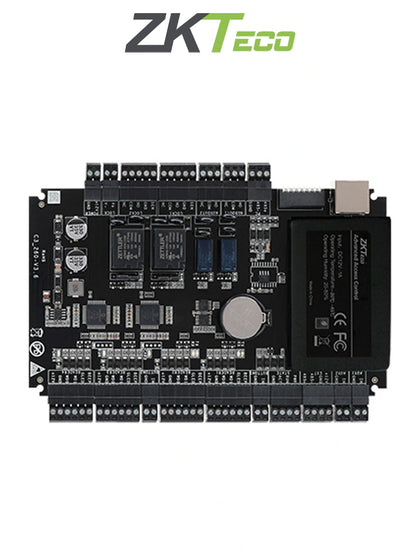 ZKTECO C3200Plus- Panel de control de acceso RFID, 2 puertas, 4 vías, capacidad para 100,000 usuarios y tarjetas, capacidad de código QR, Push SDK PANEL