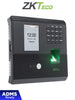 ZKTECO MB10VL - Control de Asistencia y Acceso Básico Visible Light con Autenticación Facial 100 rostros, Huella Digital BioID 500, Registro de 50,000 Eventos, Conexión TCP/IP y SSR Reporte en Hoja de Cálculo Mediante USB