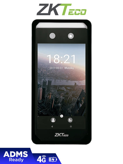 ZKTECO Horus-E1 - Control de Asistencia Visible Light con Autenticación Facial 6000 Rostros, Registro de 100,000 Eventos, Batería de Respaldo, Conectividad Wifi y Chip 4G ZKL CM1 HD8
