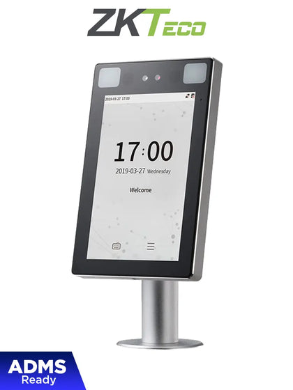ZKTECO ProFace X CH - Terminal de Control de Acceso con Reconocimiento Facial / para Exterior/ 30 000 Rostros/ 8 Pulgadas /IP68 /IK04/ Lectura de Tarjetas ID / Incluye Soporte para Torniquete SinContacto