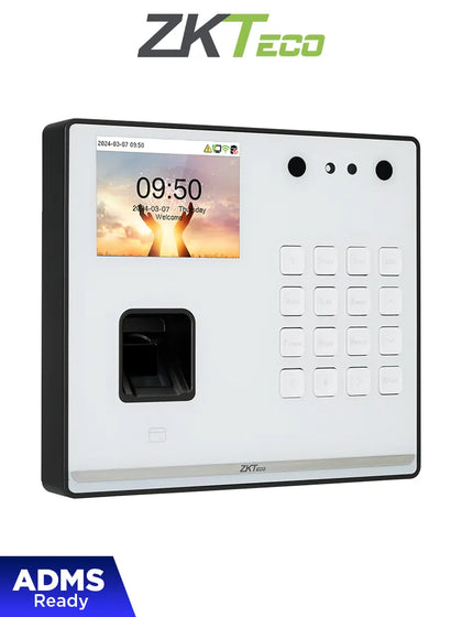 ZKTECO M2F PRO-LR - Control de asistencia facial para 500 rostros / 1,000 tarjetas de proximidad de 125 Khz / 1,000 huellas / 150,000 eventos NEW SerieM Nuevo
