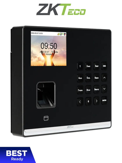 ZKTECO SENSEFPM2 - Control de Asistencia con Acceso Basico para 3,000 huellas / 3,000 tarjetas ID de 125 KHz / 100,000 eventos / TCP/IP / Compatible con ZKBio Zlink NEW Nuevo