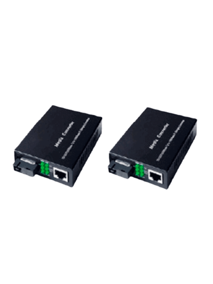 TCE - GMC11CS+GMC112CS - Par de convertidores de medios VDM Monomodo, 1 puerto RJ45 10/100/1000, 1 puerto SC/UPC, hasta 20KM FONUEVO1M