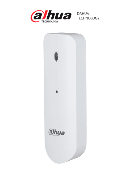 DAHUA ARD512-W2 - Detector de rotura de cristal inalámbrico/ Detección de frecuencias altas y bajas simultaneas / Funciona con cristal templado/ Laminado / Doble hoja / Armado / Indicador Led / AlarmasDahua AD