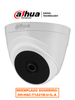 DAHUA HAC-T1A21-28 - Cámara Domo con resolución 1080p, lente de 2.8 mm y ángulo de visión de 103°, Smart IR de 20 m para mejor visión nocturna, ideal para interiores. Compatible con los formatos CVI, TVI, AHD y CVBS.