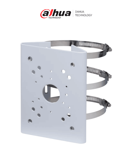 DAHUA DH-PFA150-V3 - Montaje para Poste compatible con Camaras PTZ ANTICORROSIVA/ Color Blanco/ Instalacion en exteriores