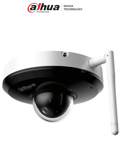 DAHUA DH-SD1A204DB-GNY-W Cámara IP WiFi Domo PTZ ofrece 2MP con tecnología Starlight para claridad en baja luz, zoom óptico 4X, visión nocturna IR de 20m, detección facial, micrófono integrado, SMD 3.0 y protección IP66/IK08. LoNuevo MCI1