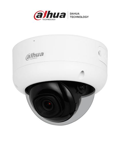 DAHUA IPC-HDBW3241E-AS-S2 -Cámara IP Domo Antivandálica d 2MP con lente d 2.8mm y 107° d visión, WizSense, IR de 50m, micrófono integrado, SMD 4.0, AI SSA, Quick Pick, protección IP67/IK10, PoE, WDR real, E/S de alarmas y ranura microSD IMD DA5