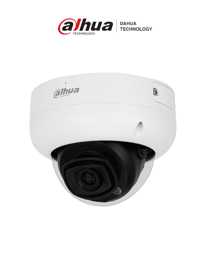 DAHUA IPC-HDBW5241RN-ASE-V2 - Cámara IP Antivandálica Resolución de 2 MP/Lente 2.8 mm/ ∢ 106°/ IR 50 mts/ IA WizMind/ Detección Facial/ Protección Perimetral/ Conteo de Personas/ Starlight/ ePoE/ WDR/ H.265/ IP67/ IK10/ E&S Alarma/ E&S Audio IMD MCI2