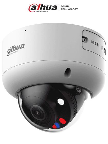 DAHUA DH-IPC-HDBW3849R1-ZAS-PV-S5 -Cámara IP Domo 8MP, TiOC y WizSense, lente motorizado 2.7-13.5mm, 40m con IR, audio bidireccional, iluminadores duales, entradas/salidas larma y audio, disuación activa, AcuPick, IP66, Antivandálica ILDDAFE MCI1