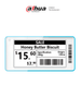 DAHUA DHI-ESL-E026C-NF - Etiqueta Electrónica ESL de 2.6 / Recomendada para aplicaciones de bajas temperaturas -25 a 25°C / Bluetooth 5.1 / Indicador LED / Blanco y negro / Baterías reemplazables / Tinta electrónica de 104 x 212 / Cobertura: 25-30m