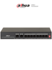 DAHUA PFS3010-8ET-65 - Switch Poe de 10 Puertos Fast Ethernet/ 8 Puertos Poe/ 2 Puertos Uplink/ 65 Watts Totales/ Soporta PoE Watchdog/ Switching 2.0 Gbps/ Con Protección de Descargas/