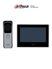 DAHUA KTW02 - Kit de Videoportero IP Wifi/ Monitor de 7 Pulgadas Wifi/ 6&1 E&S de Alarma/ Soporta PoE/ Frente de Calle con Camara de 2 Megapixeles/ Ranura MicroSD/ Apertura de Puerta/ Soporta Hasta 3000 Tarjetas/ IP65/ VDP
