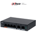 DAHUA CS4006-4GT-60 - Switch PoE de 6 Puertos Gigabit/ 4 Puertos PoE 10/100/1000/ 2 Puertos Uplink 10/100/1000/ 60 Watts Totales/ Administrable en la Nube por DoLynk Care/ PoE Hasta 250 Metros/ Carcasa Metalica/ Switching 12 Gbps MCI2 RMM